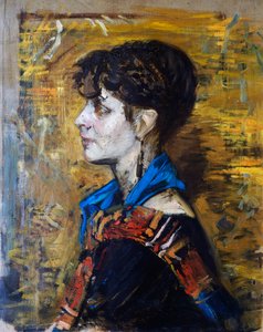 女性またはジプシー女性の肖像 作： Giovanni Boldini