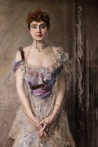 Princesa Eulália da Espanha, detalhe 作： Giovanni Boldini