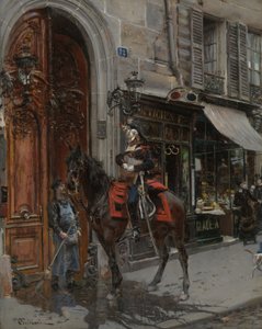 ディスパッチ・ベアラー、1879年。 作： Giovanni Boldini