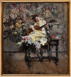 ギタリスト 作： Giovanni Boldini