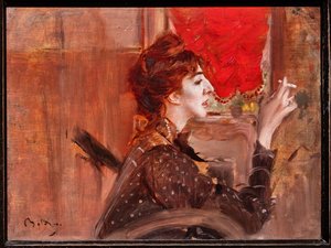 Punainen esirippu 作： Giovanni Boldini