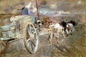 ポルトダシエールのダンパー、1886年-7月 作： Giovanni Boldini