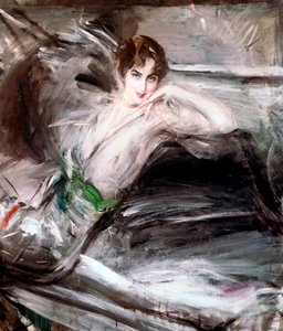 椅子に座った女性、c1860