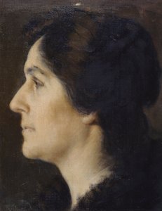 女性の顔 作： Giovanni Boldini