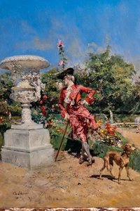 ベルサイユの若い侯爵、詳細 作： Giovanni Boldini