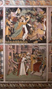 キリストの生涯の場面」1492年頃（フレスコ画 作： Giovanni Canavesio