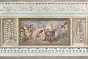 ローマにおける福音書記者聖ヨハネの殉教 作： Giovanni Chiarini