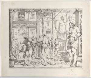 聖クリストファーの殉教、Secondo Quadro、1776年。 作： Giovanni David