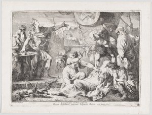 ポリュクセネーの生贄、1776 年。 作： Giovanni David