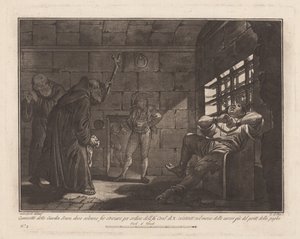首を絞めて処刑するための「Giardin Scuro」 作： Giovanni De Pian, after Francesco Galimberti