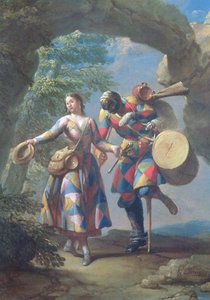 戦争から戻ってきた道化師、1742年