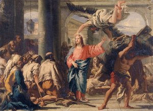 ベテスダの池のキリスト」1780年 作： Giovanni Domenico Tiepolo