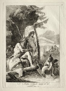 川の数字。 作： Giovanni Domenico Tiepolo