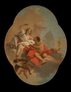 フローラとゼファー 作： Giovanni Domenico Tiepolo