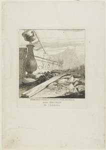 十字架の駅への口絵 作： Giovanni Domenico Tiepolo