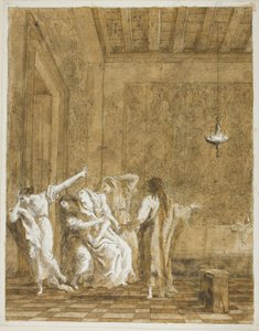 ヤロスの家のイエス 作： Giovanni Domenico Tiepolo