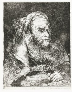 開いた本を持つ男 頭のコレクション（シリーズタイトル） Raccolta di Teste (シリーズタイトル) 作： Giovanni Domenico Tiepolo