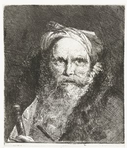 剣を持つ男 頭のコレクション（シリーズタイトル） Raccolta di Teste (シリーズタイトル) 作： Giovanni Domenico Tiepolo