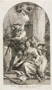 聖アガサの殉教 作： Giovanni Domenico Tiepolo