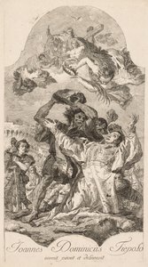 聖ステファノの殉教 作： Giovanni Domenico Tiepolo