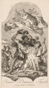 聖ステパノの殉教。 作： Giovanni Domenico Tiepolo