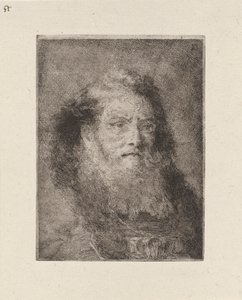 Raccolta di Teste（首のコレクション）からの裸の頭を持つ老人 作： Giovanni Domenico Tiepolo
