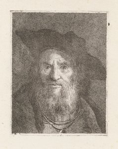 Raccolta di Teste（首のコレクション）からの帽子をかぶった老人 作： Giovanni Domenico Tiepolo
