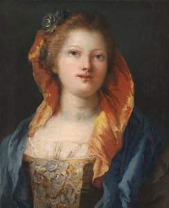 女性の肖像 作： Giovanni Domenico Tiepolo