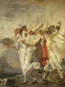 プルチネルラ・ヴェリエット 1793年頃 作： Giovanni Domenico Tiepolo