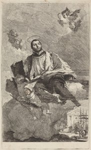 ティエーネの聖カジェタン 作： Giovanni Domenico Tiepolo