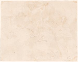 エジプトへの逃避のスケッチ [裏面] 作： Giovanni Domenico Tiepolo