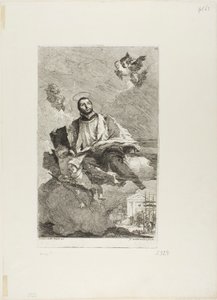 ティエネの聖カジェタン 作： Giovanni Domenico Tiepolo