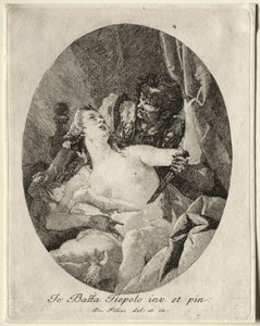 ターキンとルクレティア 作： Giovanni Domenico Tiepolo