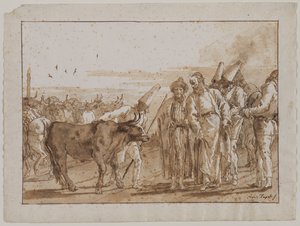 牛売り、1790年代。