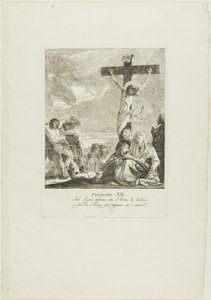 十字架の道行』より第12曲「磔刑 作： Giovanni Domenico Tiepolo