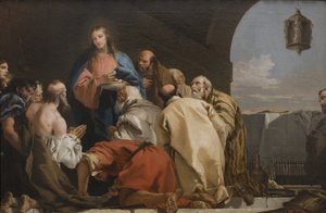 聖体の制度 作： Giovanni Domenico Tiepolo