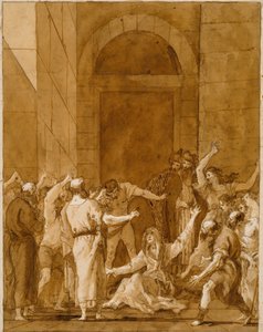 タビサの復活 作： Giovanni Domenico Tiepolo