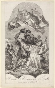聖ステパノの投石 作： Giovanni Domenico Tiepolo