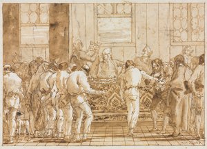 裁判、1790年代。 作： Giovanni Domenico Tiepolo