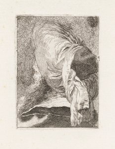 Raccolta di Teste（頭のコレクション）から、後ろから見たトルコ人 作： Giovanni Domenico Tiepolo