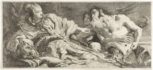 ネプチューンのオマージュを受けるヴェネツィア 作： Giovanni Domenico Tiepolo