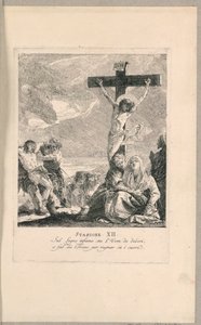 Via crucis - Station XII, The Crucifixion 作： Giovanni Domenico Tiepolo