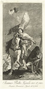 コンポステラの聖ヤコブ 作： Giovanni Domenico Tiepolo after Giovanni Battista Tiepolo