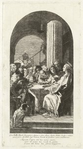 最後の晩餐 作： Giovanni Domenico Tiepolo after Giovanni Battista Tiepolo