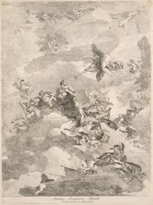 ヘラクレスの勝利 作： Giovanni Domenico Tiepolo after Giovanni Battista Tiepolo