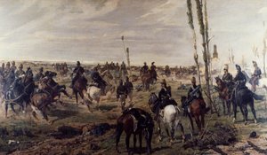 ディスカバリーの聖母への襲撃 作： Giovanni Fattori