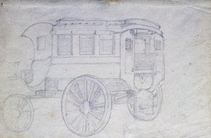キャリッジ 作： Giovanni Fattori
