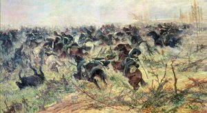 キャバルリーチャージ 作： Giovanni Fattori