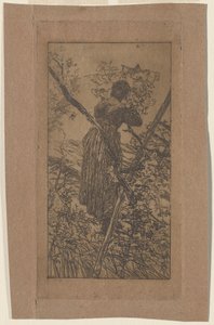 葉を集める 作： Giovanni Fattori