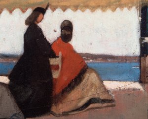 パルミエリの回廊」（詳細 作： Giovanni Fattori